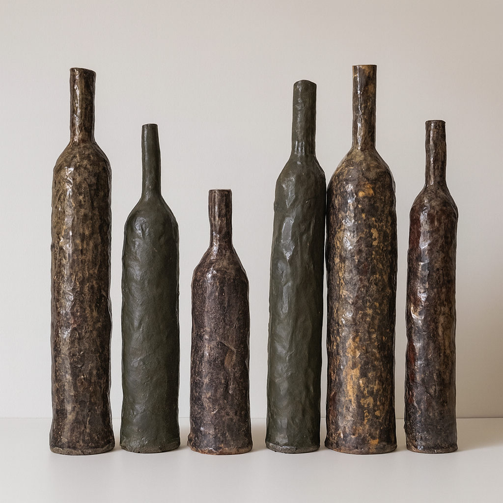 Ensemble de carafes en céramique — Jusqu’à 36 cm de hauteur