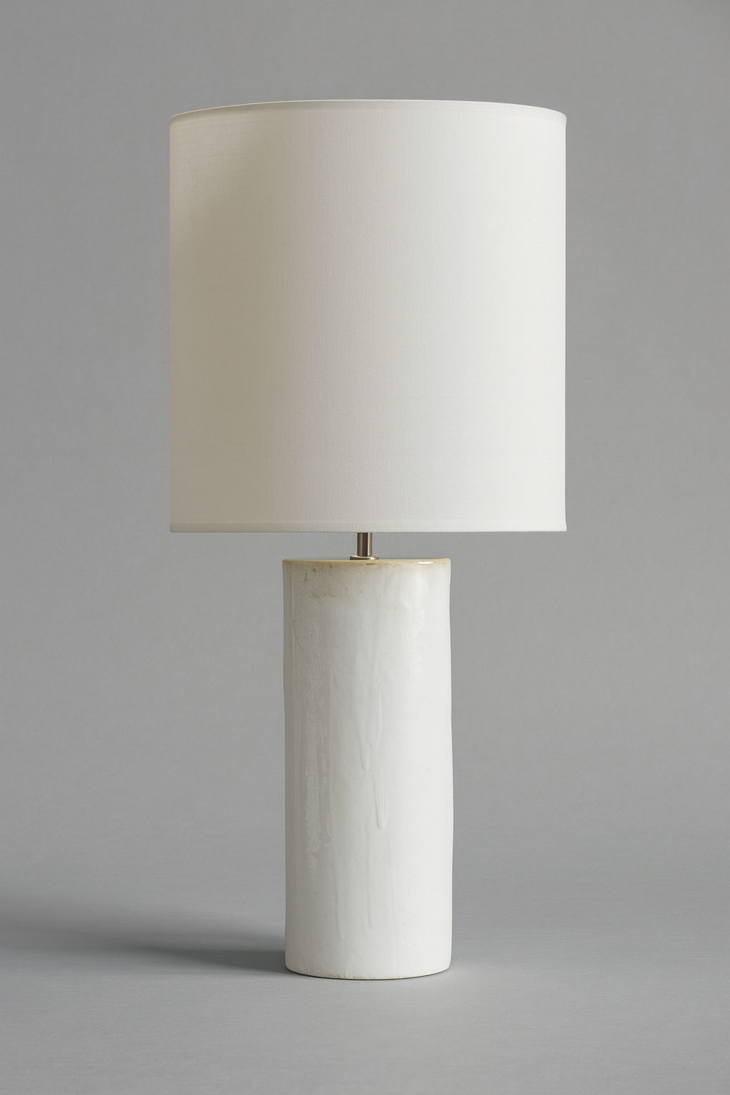 Lampe en céramique blanche — N° 1 — Hauteur 60 cm
